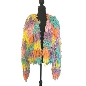 Colorful Fringe Jacket